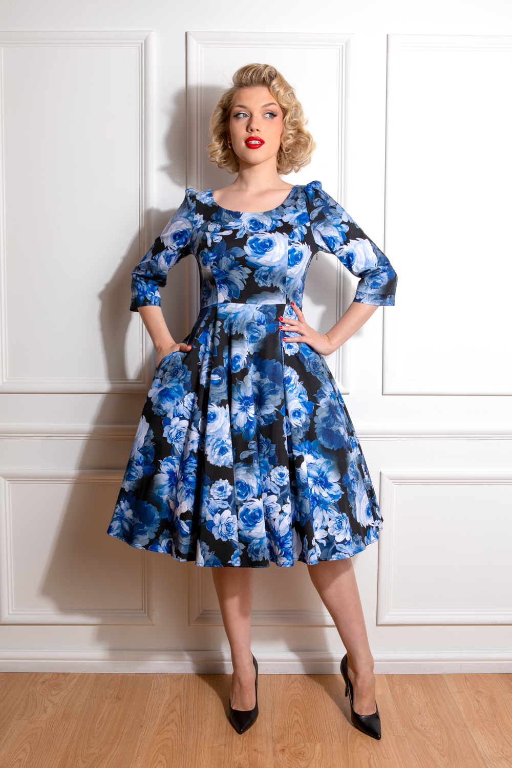 Valentina Floral Swing Dress